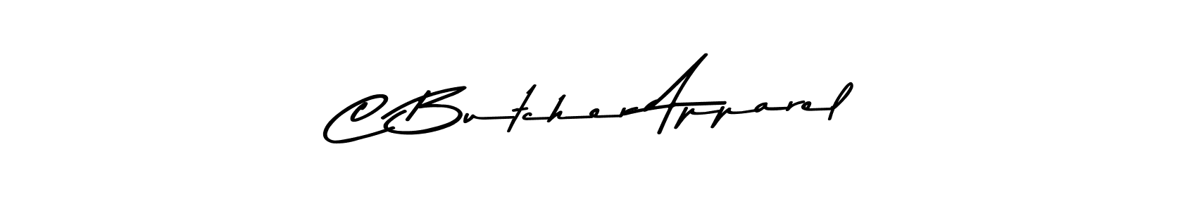 Make a beautiful signature design for name C Butcher Apparel. With this signature (Asem Kandis PERSONAL USE) style, you can create a handwritten signature for free. C Butcher Apparel signature style 9 images and pictures png