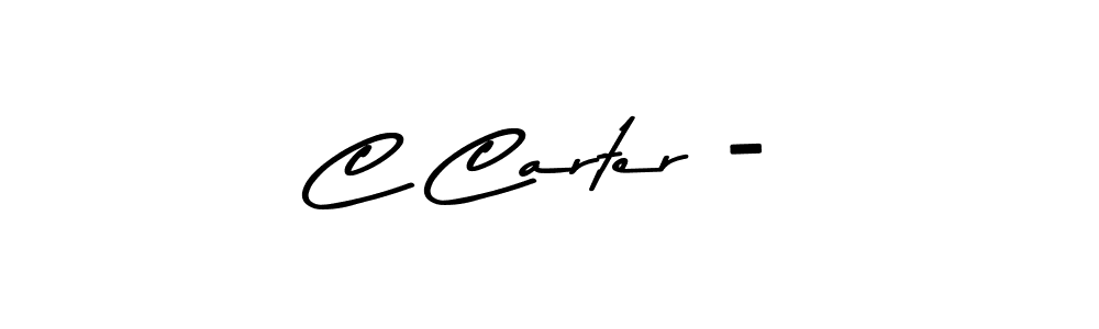 Use a signature maker to create a handwritten signature online. With this signature software, you can design (Asem Kandis PERSONAL USE) your own signature for name C Carter -. C Carter - signature style 9 images and pictures png