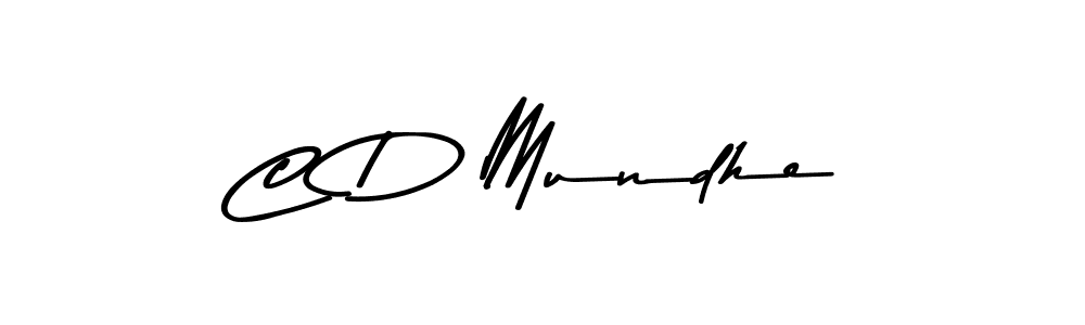 if you are searching for the best signature style for your name C D Mundhe. so please give up your signature search. here we have designed multiple signature styles  using Asem Kandis PERSONAL USE. C D Mundhe signature style 9 images and pictures png