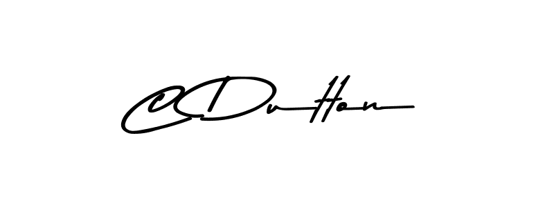 You should practise on your own different ways (Asem Kandis PERSONAL USE) to write your name (C Dutton) in signature. don't let someone else do it for you. C Dutton signature style 9 images and pictures png