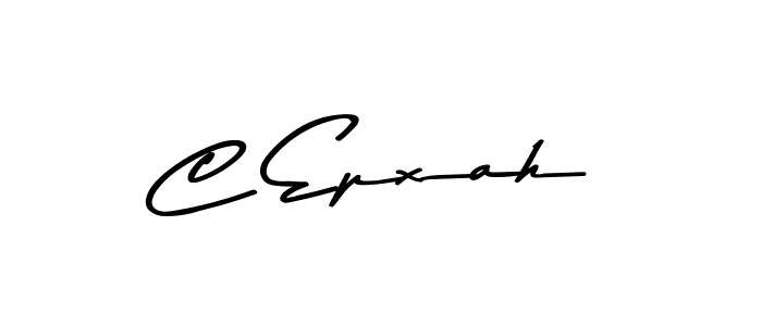 How to Draw C Epxah signature style? Asem Kandis PERSONAL USE is a latest design signature styles for name C Epxah. C Epxah signature style 9 images and pictures png