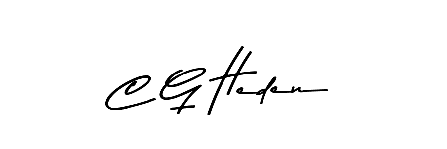 The best way (Asem Kandis PERSONAL USE) to make a short signature is to pick only two or three words in your name. The name C G Heden include a total of six letters. For converting this name. C G Heden signature style 9 images and pictures png