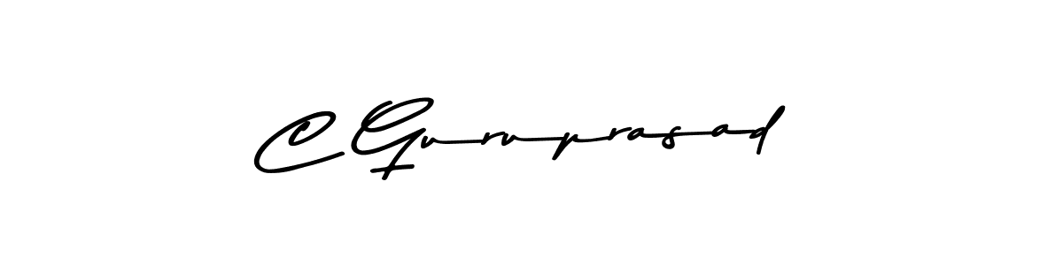 Also we have C Guruprasad name is the best signature style. Create professional handwritten signature collection using Asem Kandis PERSONAL USE autograph style. C Guruprasad signature style 9 images and pictures png