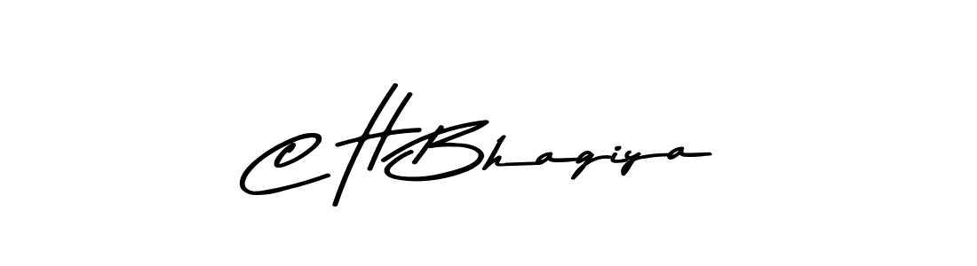 Design your own signature with our free online signature maker. With this signature software, you can create a handwritten (Asem Kandis PERSONAL USE) signature for name C H Bhagiya. C H Bhagiya signature style 9 images and pictures png