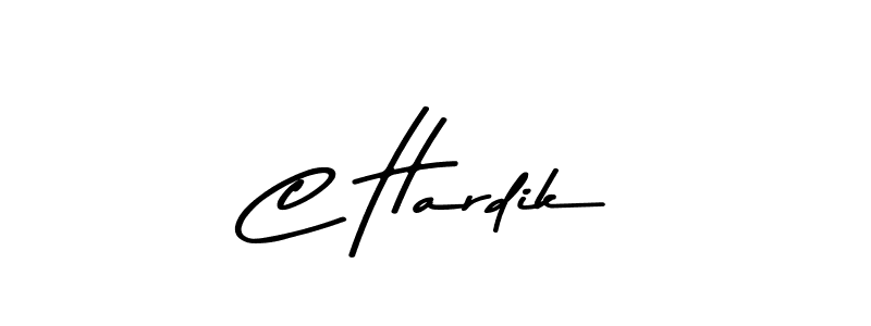 Use a signature maker to create a handwritten signature online. With this signature software, you can design (Asem Kandis PERSONAL USE) your own signature for name C Hardik. C Hardik signature style 9 images and pictures png