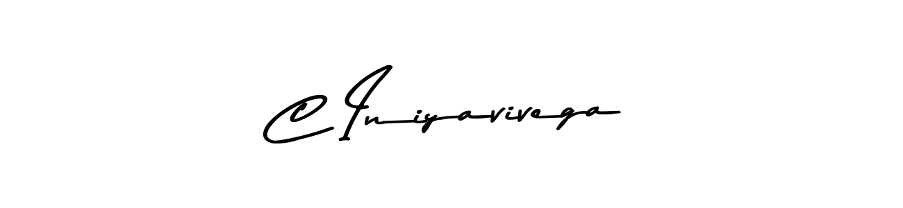 How to make C Iniyavivega signature? Asem Kandis PERSONAL USE is a professional autograph style. Create handwritten signature for C Iniyavivega name. C Iniyavivega signature style 9 images and pictures png