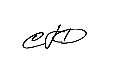 Make a beautiful signature design for name C J D. With this signature (Asem Kandis PERSONAL USE) style, you can create a handwritten signature for free. C J D signature style 9 images and pictures png