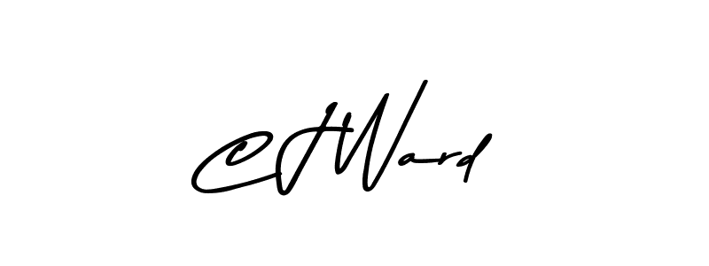 Make a beautiful signature design for name C J Ward. With this signature (Asem Kandis PERSONAL USE) style, you can create a handwritten signature for free. C J Ward signature style 9 images and pictures png