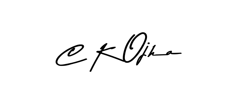 Make a beautiful signature design for name C K Ojha. Use this online signature maker to create a handwritten signature for free. C K Ojha signature style 9 images and pictures png