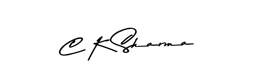 Use a signature maker to create a handwritten signature online. With this signature software, you can design (Asem Kandis PERSONAL USE) your own signature for name C K Sharma. C K Sharma signature style 9 images and pictures png