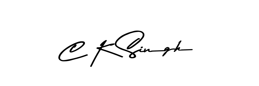 Make a beautiful signature design for name C K Singh. With this signature (Asem Kandis PERSONAL USE) style, you can create a handwritten signature for free. C K Singh signature style 9 images and pictures png