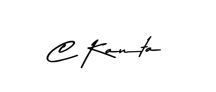 Design your own signature with our free online signature maker. With this signature software, you can create a handwritten (Asem Kandis PERSONAL USE) signature for name C Kanta. C Kanta signature style 9 images and pictures png