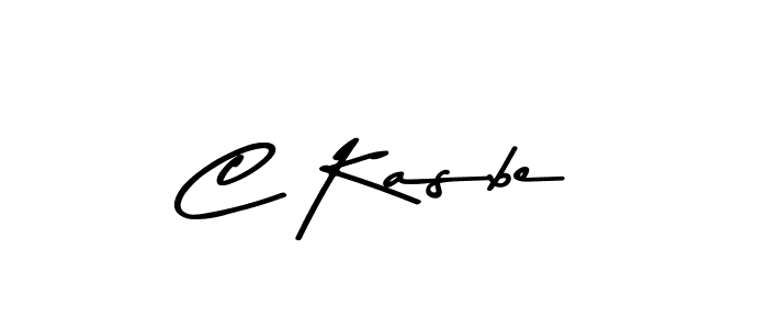 Also we have C Kasbe name is the best signature style. Create professional handwritten signature collection using Asem Kandis PERSONAL USE autograph style. C Kasbe signature style 9 images and pictures png