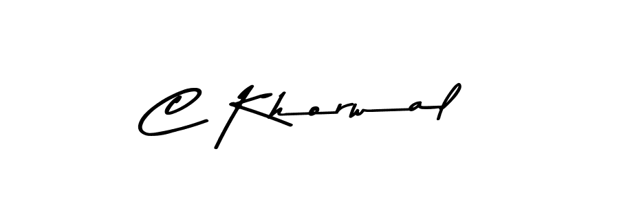 Also we have C Khorwal name is the best signature style. Create professional handwritten signature collection using Asem Kandis PERSONAL USE autograph style. C Khorwal signature style 9 images and pictures png