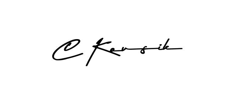 Make a short C Kousik signature style. Manage your documents anywhere anytime using Asem Kandis PERSONAL USE. Create and add eSignatures, submit forms, share and send files easily. C Kousik signature style 9 images and pictures png