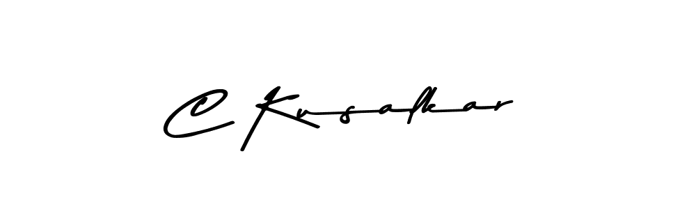 Similarly Asem Kandis PERSONAL USE is the best handwritten signature design. Signature creator online .You can use it as an online autograph creator for name C Kusalkar. C Kusalkar signature style 9 images and pictures png