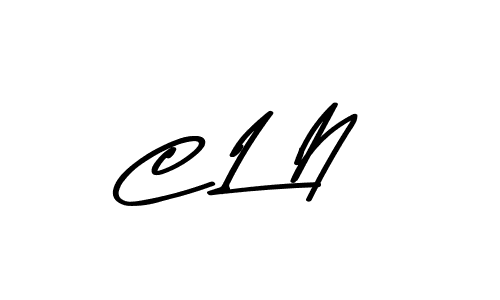 The best way (Asem Kandis PERSONAL USE) to make a short signature is to pick only two or three words in your name. The name C L N include a total of six letters. For converting this name. C L N signature style 9 images and pictures png