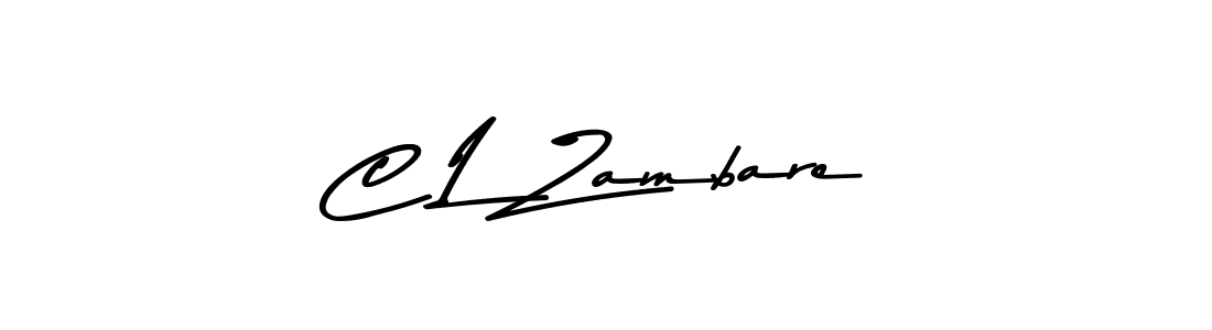 Make a beautiful signature design for name C L Zambare. Use this online signature maker to create a handwritten signature for free. C L Zambare signature style 9 images and pictures png