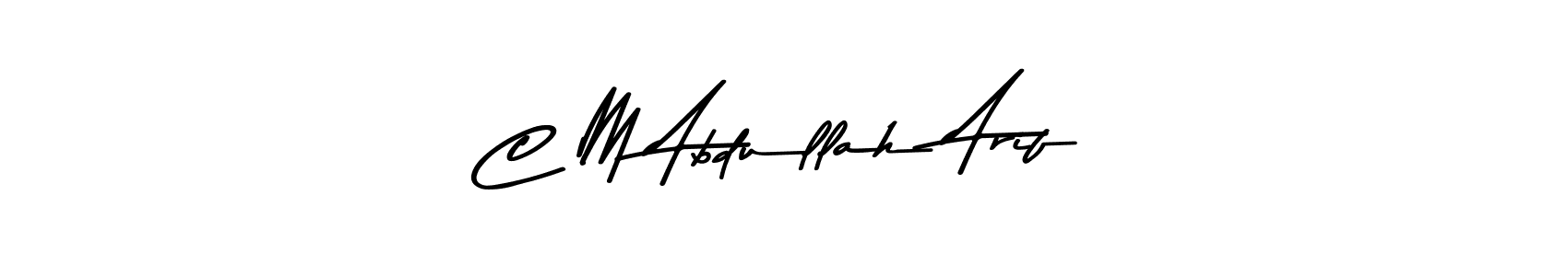 Also we have C M Abdullah Arif name is the best signature style. Create professional handwritten signature collection using Asem Kandis PERSONAL USE autograph style. C M Abdullah Arif signature style 9 images and pictures png