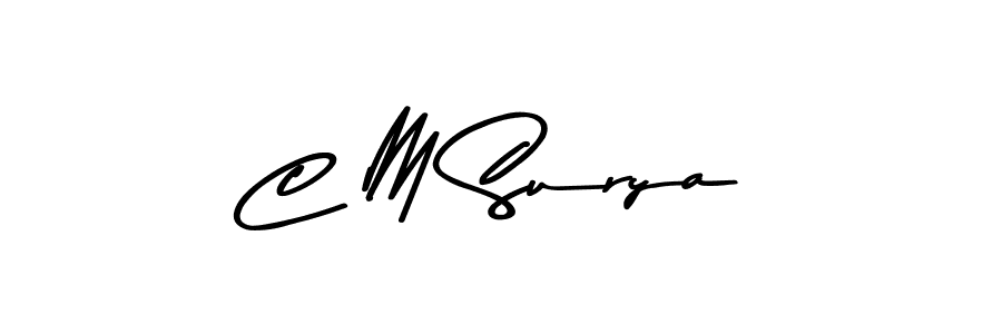 How to Draw C M Surya signature style? Asem Kandis PERSONAL USE is a latest design signature styles for name C M Surya. C M Surya signature style 9 images and pictures png