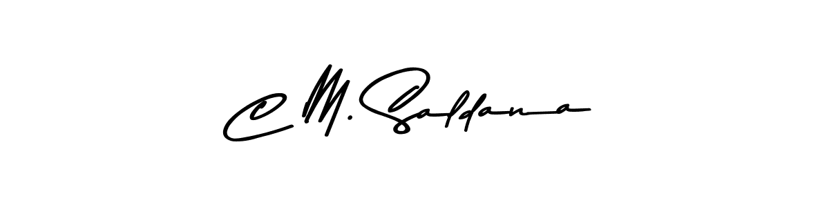 It looks lik you need a new signature style for name C M. Saldana. Design unique handwritten (Asem Kandis PERSONAL USE) signature with our free signature maker in just a few clicks. C M. Saldana signature style 9 images and pictures png