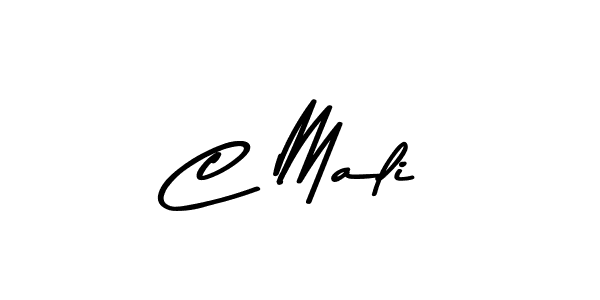 Design your own signature with our free online signature maker. With this signature software, you can create a handwritten (Asem Kandis PERSONAL USE) signature for name C Mali. C Mali signature style 9 images and pictures png