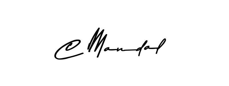 Use a signature maker to create a handwritten signature online. With this signature software, you can design (Asem Kandis PERSONAL USE) your own signature for name C Mandal. C Mandal signature style 9 images and pictures png
