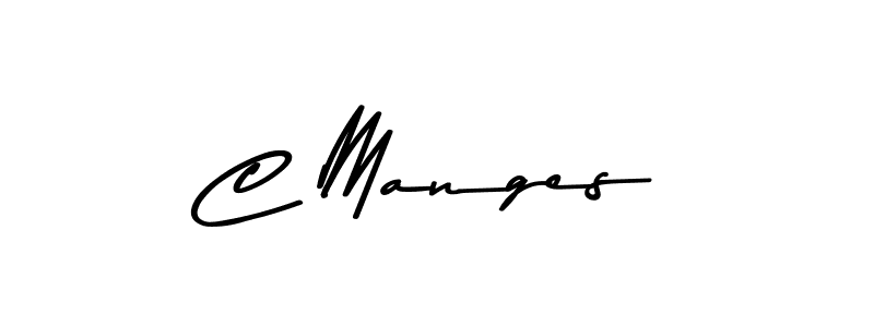 This is the best signature style for the C Manges name. Also you like these signature font (Asem Kandis PERSONAL USE). Mix name signature. C Manges signature style 9 images and pictures png