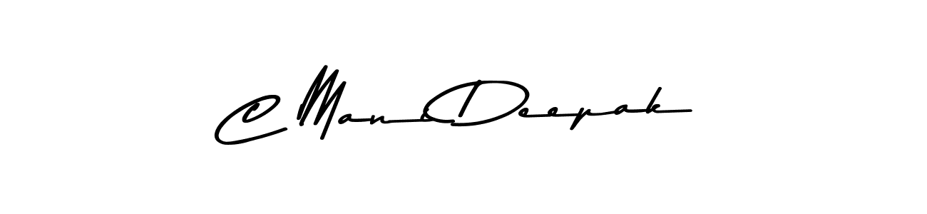 Here are the top 10 professional signature styles for the name C Mani Deepak. These are the best autograph styles you can use for your name. C Mani Deepak signature style 9 images and pictures png