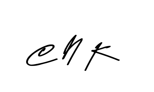 Design your own signature with our free online signature maker. With this signature software, you can create a handwritten (Asem Kandis PERSONAL USE) signature for name C N K. C N K signature style 9 images and pictures png