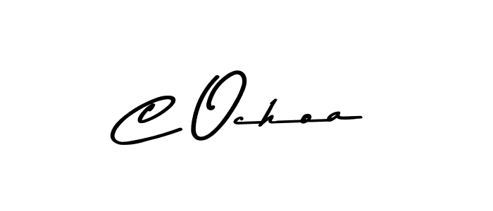 Similarly Asem Kandis PERSONAL USE is the best handwritten signature design. Signature creator online .You can use it as an online autograph creator for name C Ochoa. C Ochoa signature style 9 images and pictures png