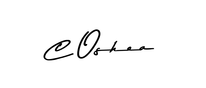 Use a signature maker to create a handwritten signature online. With this signature software, you can design (Asem Kandis PERSONAL USE) your own signature for name C Oshea. C Oshea signature style 9 images and pictures png