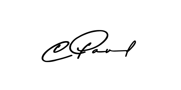 You should practise on your own different ways (Asem Kandis PERSONAL USE) to write your name (C Paul) in signature. don't let someone else do it for you. C Paul signature style 9 images and pictures png