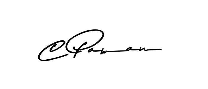 How to make C Pawan signature? Asem Kandis PERSONAL USE is a professional autograph style. Create handwritten signature for C Pawan name. C Pawan signature style 9 images and pictures png