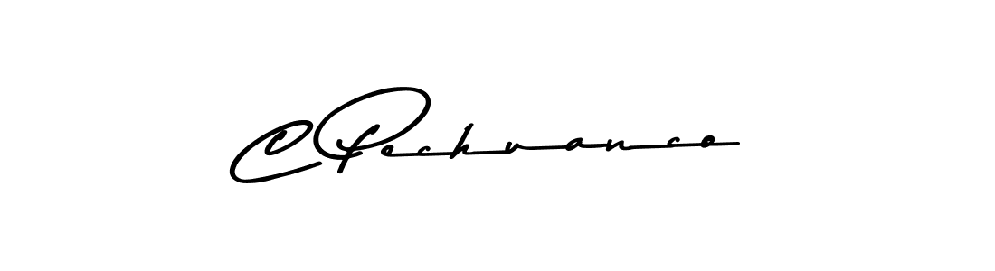 Also You can easily find your signature by using the search form. We will create C Pechuanco name handwritten signature images for you free of cost using Asem Kandis PERSONAL USE sign style. C Pechuanco signature style 9 images and pictures png