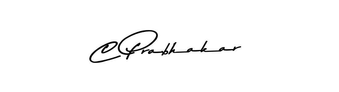 C Prabhakar stylish signature style. Best Handwritten Sign (Asem Kandis PERSONAL USE) for my name. Handwritten Signature Collection Ideas for my name C Prabhakar. C Prabhakar signature style 9 images and pictures png