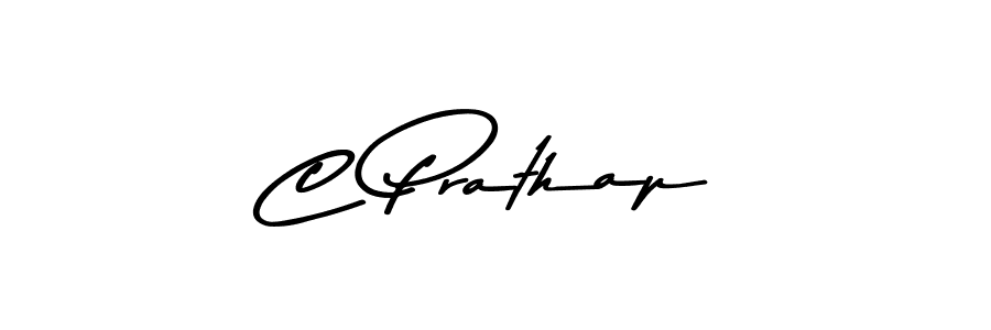 Make a beautiful signature design for name C Prathap. With this signature (Asem Kandis PERSONAL USE) style, you can create a handwritten signature for free. C Prathap signature style 9 images and pictures png