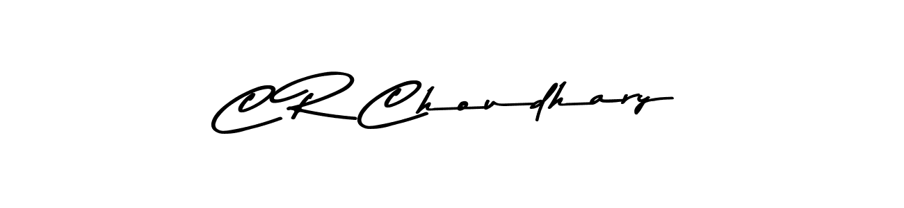 How to make C R Choudhary signature? Asem Kandis PERSONAL USE is a professional autograph style. Create handwritten signature for C R Choudhary name. C R Choudhary signature style 9 images and pictures png