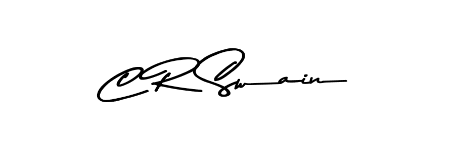 You should practise on your own different ways (Asem Kandis PERSONAL USE) to write your name (C R Swain) in signature. don't let someone else do it for you. C R Swain signature style 9 images and pictures png