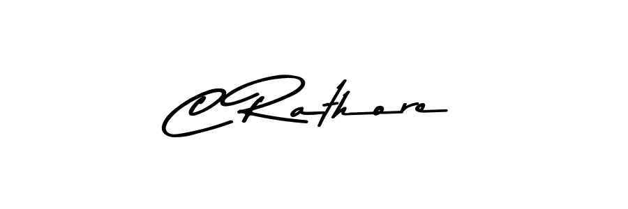 How to make C Rathore signature? Asem Kandis PERSONAL USE is a professional autograph style. Create handwritten signature for C Rathore name. C Rathore signature style 9 images and pictures png