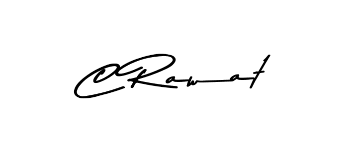 Design your own signature with our free online signature maker. With this signature software, you can create a handwritten (Asem Kandis PERSONAL USE) signature for name C Rawat. C Rawat signature style 9 images and pictures png