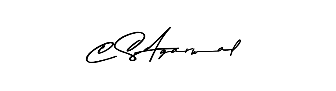 C S Agarwal stylish signature style. Best Handwritten Sign (Asem Kandis PERSONAL USE) for my name. Handwritten Signature Collection Ideas for my name C S Agarwal. C S Agarwal signature style 9 images and pictures png