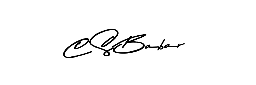 Also we have C S Babar name is the best signature style. Create professional handwritten signature collection using Asem Kandis PERSONAL USE autograph style. C S Babar signature style 9 images and pictures png