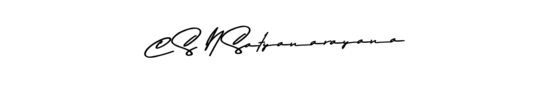 You should practise on your own different ways (Asem Kandis PERSONAL USE) to write your name (C S N Satyanarayana) in signature. don't let someone else do it for you. C S N Satyanarayana signature style 9 images and pictures png