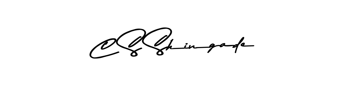 You should practise on your own different ways (Asem Kandis PERSONAL USE) to write your name (C S Shingade) in signature. don't let someone else do it for you. C S Shingade signature style 9 images and pictures png