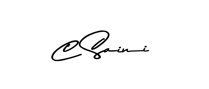 Similarly Asem Kandis PERSONAL USE is the best handwritten signature design. Signature creator online .You can use it as an online autograph creator for name C Saini. C Saini signature style 9 images and pictures png