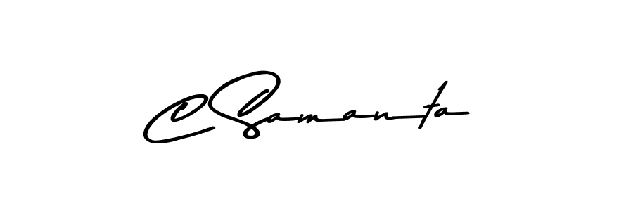 Asem Kandis PERSONAL USE is a professional signature style that is perfect for those who want to add a touch of class to their signature. It is also a great choice for those who want to make their signature more unique. Get C Samanta name to fancy signature for free. C Samanta signature style 9 images and pictures png