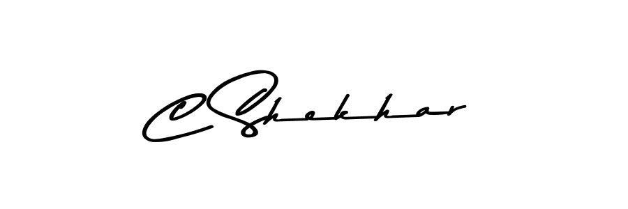 The best way (Asem Kandis PERSONAL USE) to make a short signature is to pick only two or three words in your name. The name C Shekhar include a total of six letters. For converting this name. C Shekhar signature style 9 images and pictures png