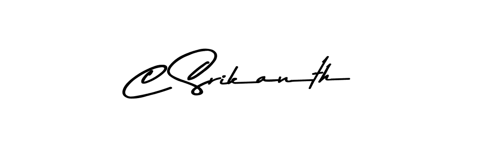 How to make C Srikanth signature? Asem Kandis PERSONAL USE is a professional autograph style. Create handwritten signature for C Srikanth name. C Srikanth signature style 9 images and pictures png