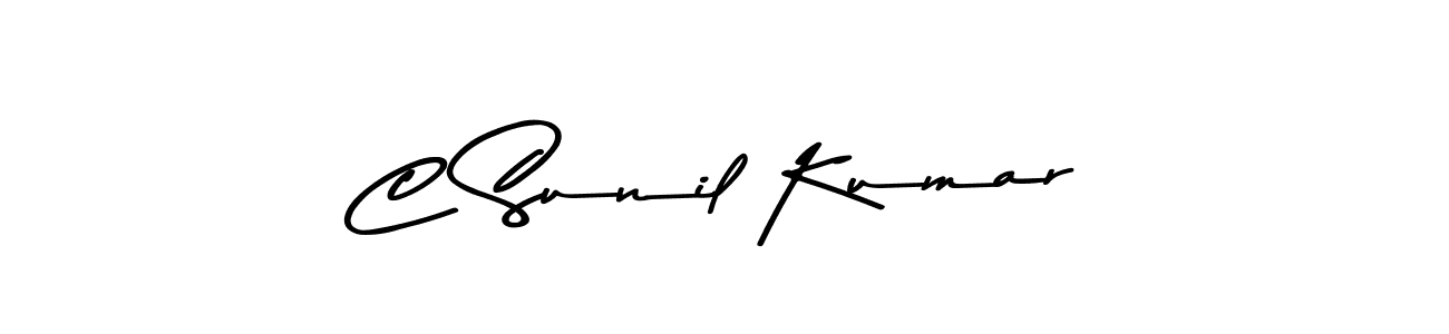 How to make C Sunil Kumar signature? Asem Kandis PERSONAL USE is a professional autograph style. Create handwritten signature for C Sunil Kumar name. C Sunil Kumar signature style 9 images and pictures png